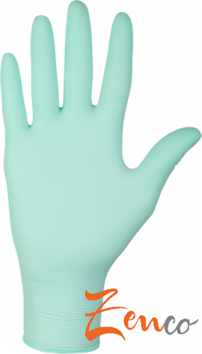 Jednorazové nitrilové zdravotnícke rukavice Mercator NITRYLEX zelené 100 ks