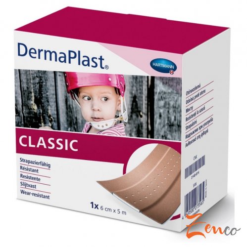 DermaPlast Classic Pflaster - Abmessungen: 4 cm x 5 m