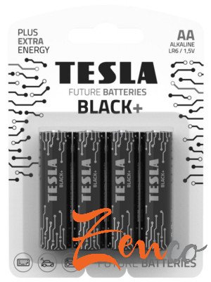 Batéria Tesla BLACK+ AA - Balenie: 4 ks