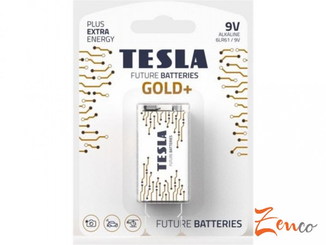 Baterie Tesla GOLD+ 9V 1ks