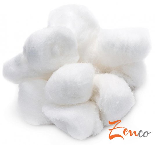 Vatové tampóny zo 100% bavlny, nesterilné 1100 ks