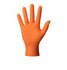 Ochranné nitrilové rukavice Mercator GOGRIP oranžové 50ks
