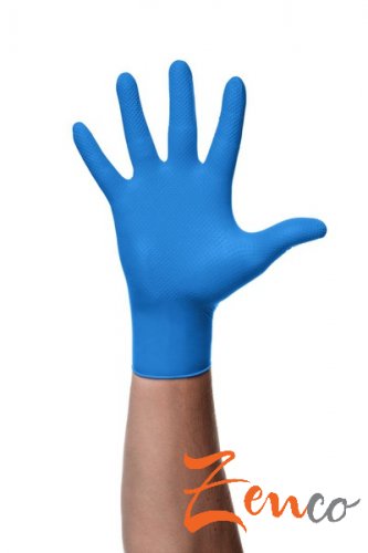 Ochranné nitrilové rukavice Mercator GOGRIP modré 50ks - Velikost: XL