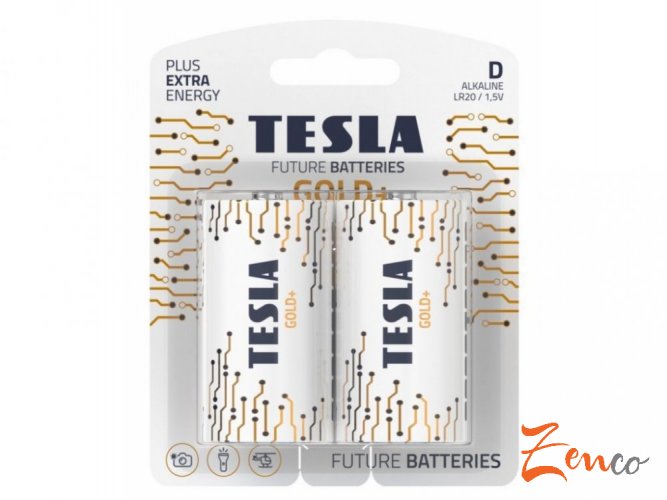 Baterie Tesla GOLD+ D 2ks