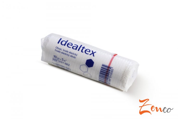 Dauerelastiche Bandage Idealtex 1 Stück - Abmessungen: 12 cm x 5 m
