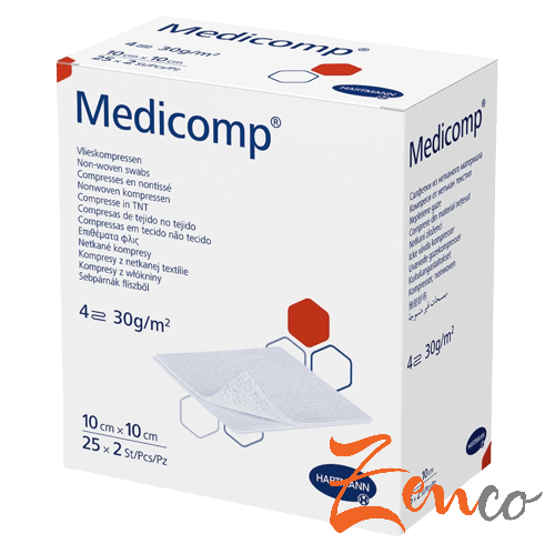 Kompresszorok Medicomp nem szőtt anyagból, steril 50 db