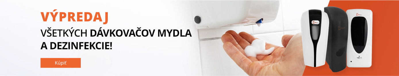 dávkovače mydla a dezinfekcia akcie zľava výpredaj