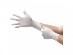 Jednorázové nitrilové zdravotnické rukavice Mercator NITRYLEX bílé 100 ks