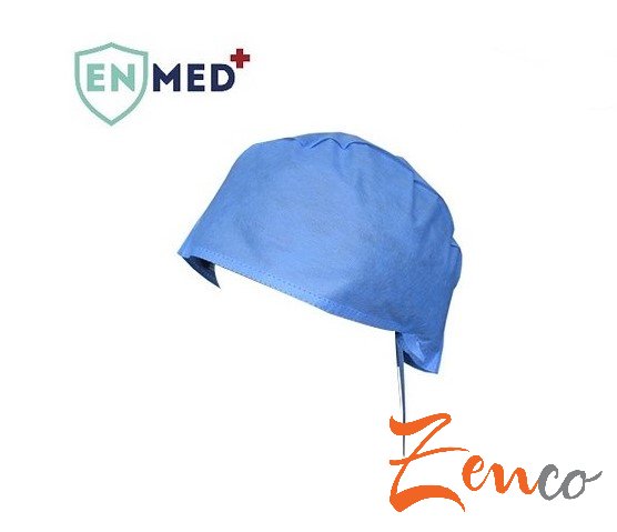 ENMED® Chirurgický čepiec s úväzkom z netkanej textílie - 100 ks