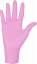 Jednorázové nitrilové zdravotnické rukavice Mercator NITRYLEX růžové 100 ks - Zvolte velikost: L