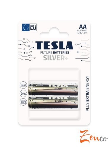 Baterie Tesla SILVER+ AA - Balení: 2 ks