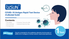 1 ks Antigénový výtěrový test na COVID-19 LYSUN